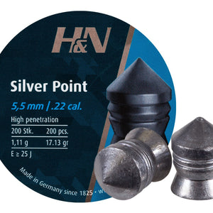 Diábolos Silver Point marca H&N calibre .22