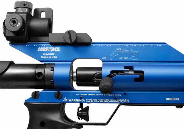 Rifle AirForce Edge in Blue, Front & Rear Sights by AirForce