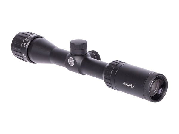 Hawke Sport Optics 2-7x32 AO Sport HD Rifle Scope, Mil-Dot Reticle, 1/4 MOA, 1" Tube