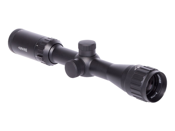 Hawke Sport Optics 2-7x32 AO Sport HD Rifle Scope, Mil-Dot Reticle, 1/4 MOA, 1" Tube