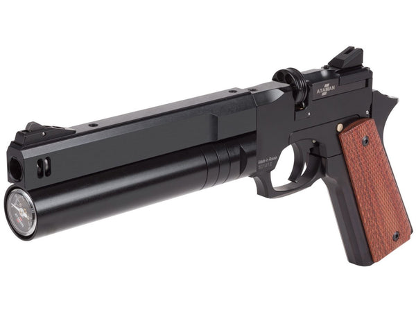 Pistola deportiva Ataman AP16 Regulated Compact Air Pistol, Black 0.22
