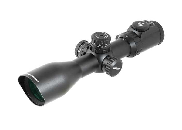 Leapers UTG 4-16x44 AO Accushot SWAT Rifle Scope, EZ-TAP, Illuminated Mil-Dot Reticle