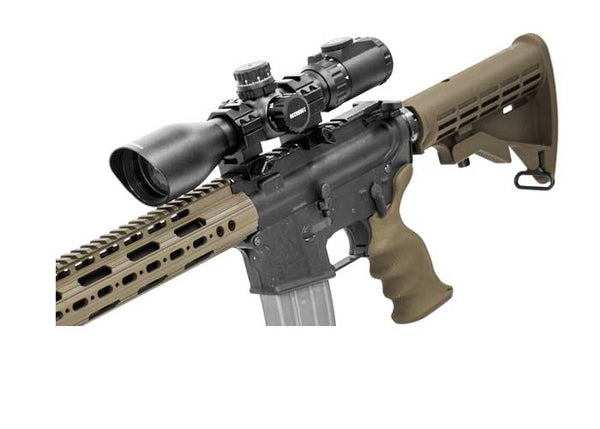 Leapers UTG 4-16x44 AO Accushot SWAT Rifle Scope, EZ-TAP, Illuminated Mil-Dot Reticle