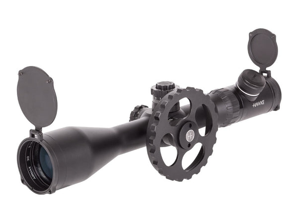 Hawke Sport Optics Airmax 3-12x50 AO Rifle Scope, Ill. AMX Reticle, 1/4 MOA, 30mm Tube