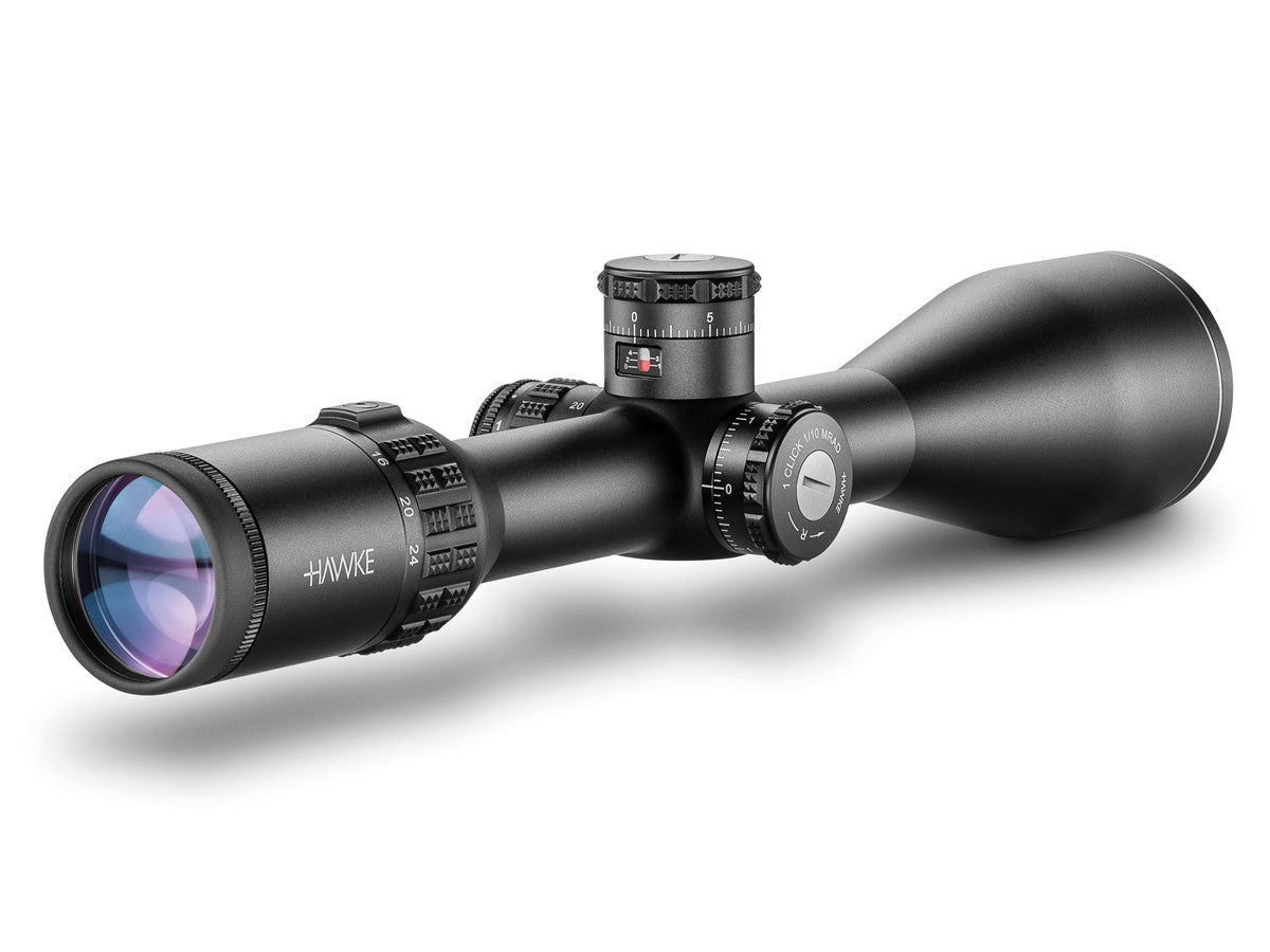 Hawke Sidewinder 30 SF 6 24x56 SR Pro II IR Reticle 30mm Tube Shot hawke-sidewinder-30-sf-6-24x56-sr-pro-ii-ir-reticle-30mm-tube-shot