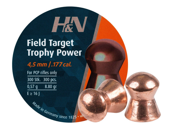 H&N Field Target Trophy Power Copper-Plated,