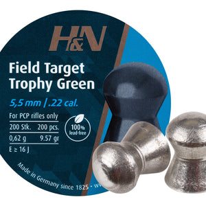 Diábolo Field Target Trophy green calibre .22